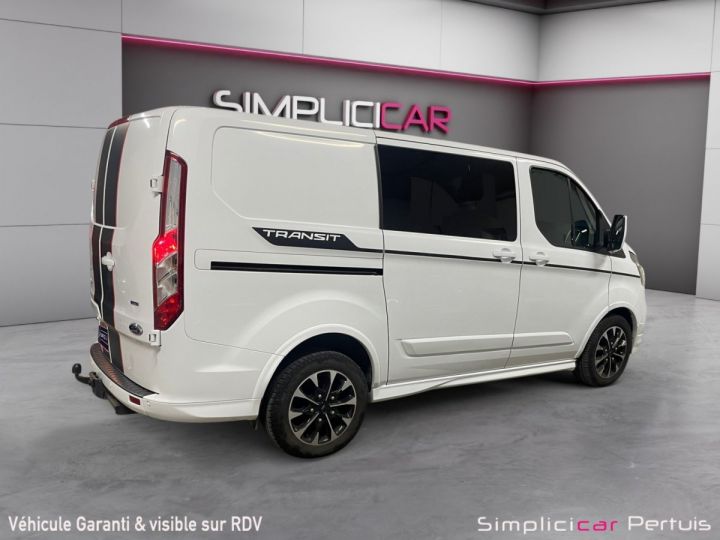 Vehiculo comercial Ford Transit Otro CUSTOM CABINE APPROFONDIE 290 L1H1 2.0 TDCi 170 SPORT Blanc - 7