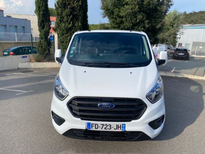 Vehiculo comercial Ford Transit Otro FORD TRANSIT CUSTOM 2.0 TDCI ECOBLUE 130 FOURGON 280 L1H1 BVA TREND BUSINESS 1ERE MAIN !!!!!! Blanc - 2