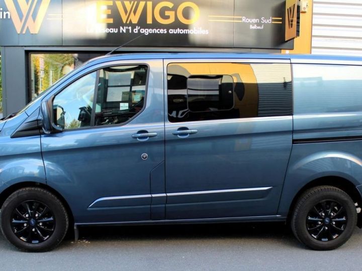 Vehiculo comercial Ford Transit Otro VU FOURGON 270 2.0 TDCI 130 L1H1 BVA S&S 5 PLACES CABINE APPROFONDIE Bleu - 2