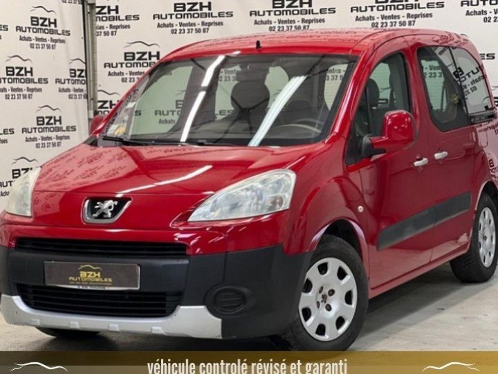 Vehiculo comercial Peugeot Partner Otro 1.6 HDI 90CH * CLIM / REGULATEUR * Rouge - 1