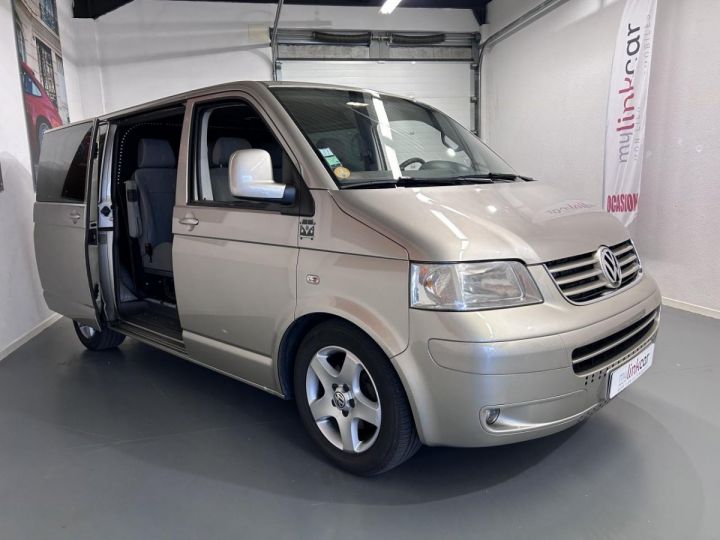 Vehiculo comercial Volkswagen Multivan Otro Transporter Combi T5 5Pl 2.5 TDI 174 cv isolé et doublé Gris metalisé - 1