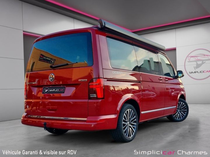 Vehiculo comercial Volkswagen Transporter Otro 6.1 PROCAB CALIFORNIA 2.0 TDI 150ch OCEAN DSG7 FULL OPTIONS VALEUR NEUF 88000!!! Rouge Rouge Cerise - 4