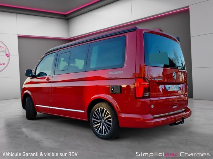 Vehiculo comercial Volkswagen Transporter Otro 6.1 PROCAB CALIFORNIA 2.0 TDI 150ch OCEAN DSG7 FULL OPTIONS VALEUR NEUF 88000!!! Rouge Rouge Cerise - 6