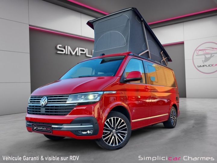 Vehiculo comercial Volkswagen Transporter Otro 6.1 PROCAB CALIFORNIA 2.0 TDI 150ch OCEAN DSG7 FULL OPTIONS VALEUR NEUF 88000!!! Rouge Rouge Cerise - 9