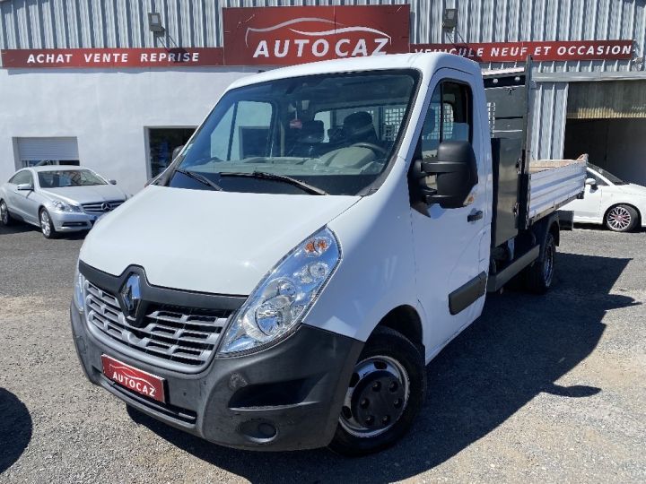 Vehiculo comercial Renault Master Volquete trasero BENNE CHASSIS CABINE 3.5t 2.3 dCi 130 E6 CONFORT + COFFRE +113000KM Blanc - 1