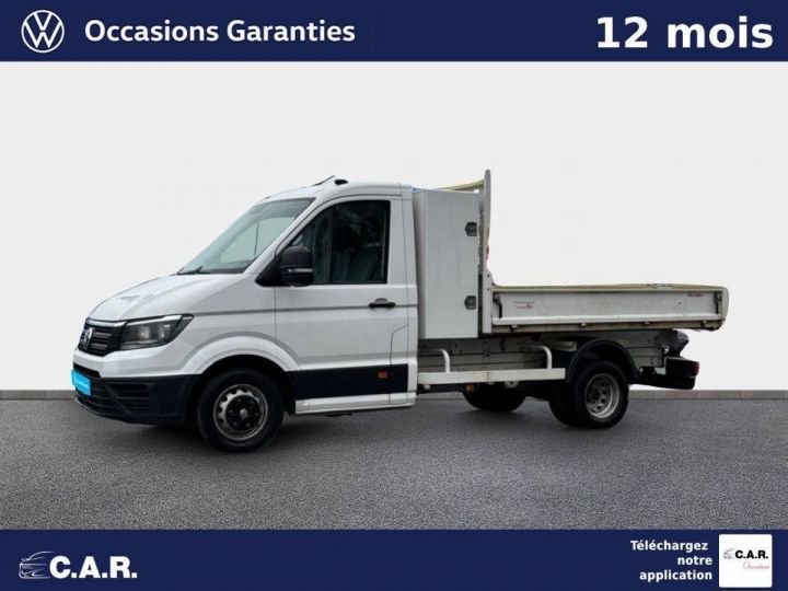 Vehiculo comercial Volkswagen Crafter Volquete trasero CHASSIS BENNE CSC BENNE COFFRE PROPULSION (RJ) 35 L3 2.0 TDI 177CH BUSINESS LINE Blanc - 3