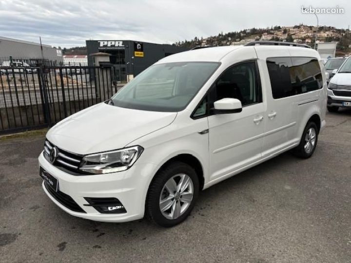 Volkswagen Caddy maxi 7 places 2.0 tdi 102 dsg confortline Blanc - 1