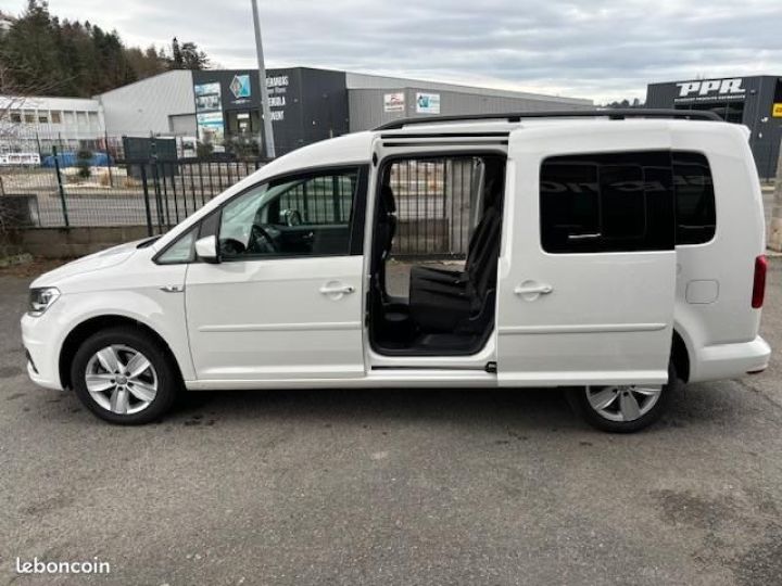 Volkswagen Caddy maxi 7 places 2.0 tdi 102 dsg confortline Blanc - 4