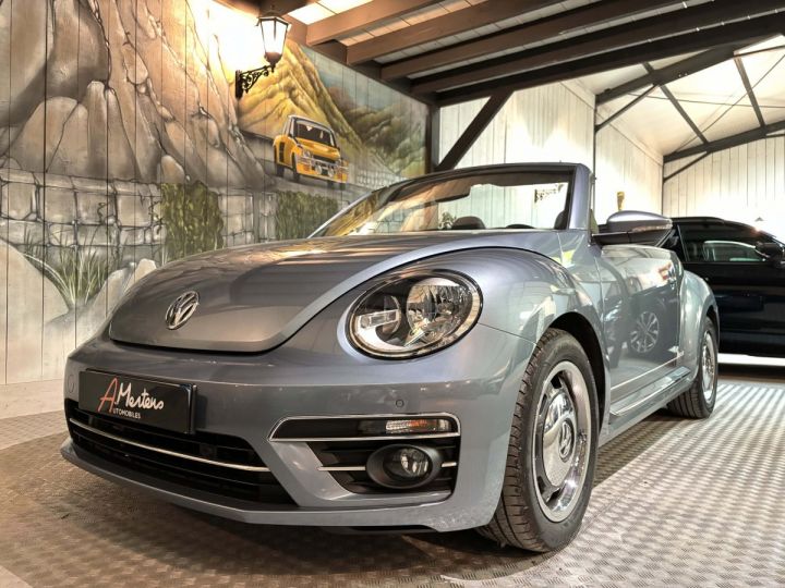 Volkswagen Coccinelle CABRIOLET 2.0 TDI 110 CV denim DSG Bleu - 2