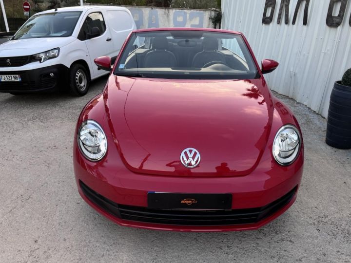 Volkswagen Coccinelle NOUVELLE Cabriolet 1.6 TDI FAP - 105 2013 CABRIOLET . PHASE 1 Rouge - 2