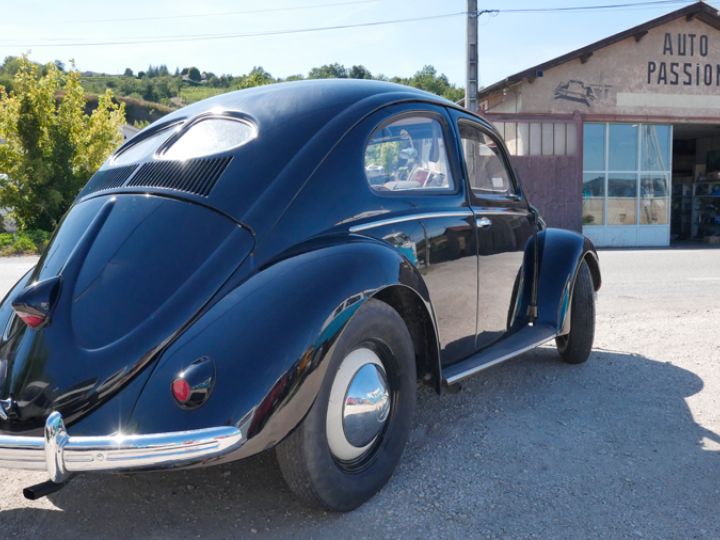 Volkswagen Coccinelle Split de 1950, Finition Export (pare Choc Et Baguette Chromée) Noir - 1