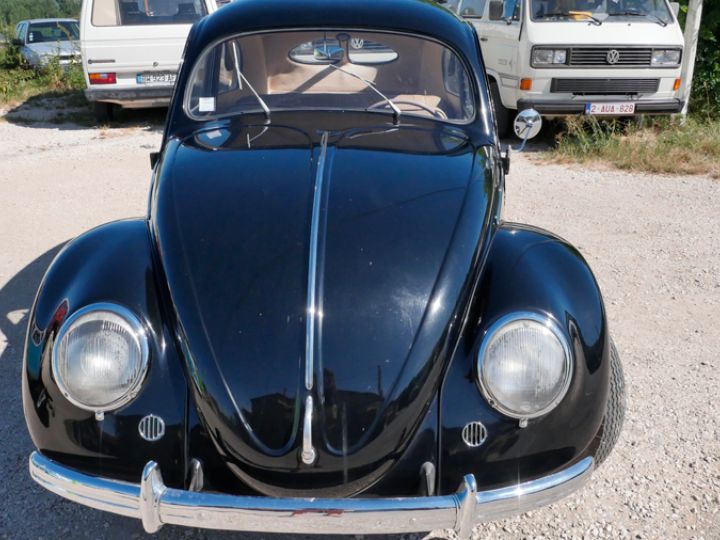 Volkswagen Coccinelle Split de 1950, Finition Export (pare Choc Et Baguette Chromée) Noir - 17