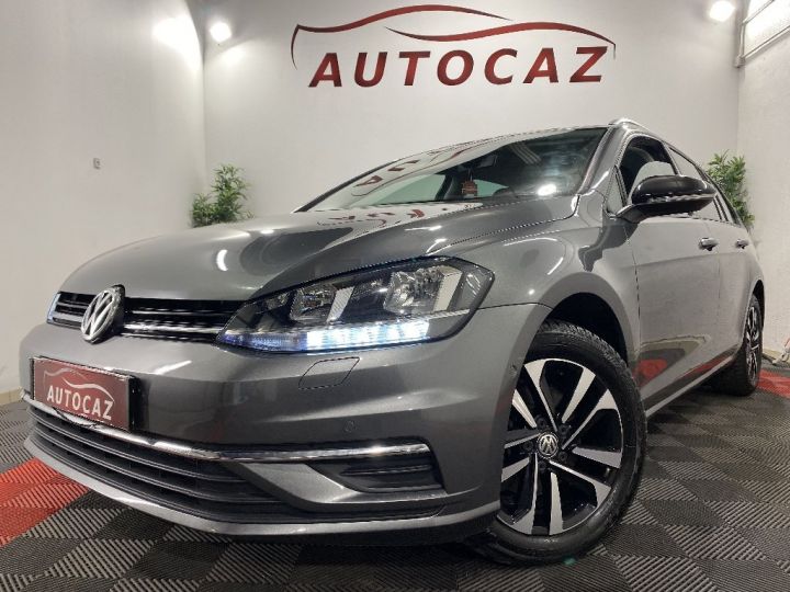 Volkswagen Golf 1.6 TDI 115 DSG7 IQ.DRIVE +2019+105500KM Gris Foncé - 2