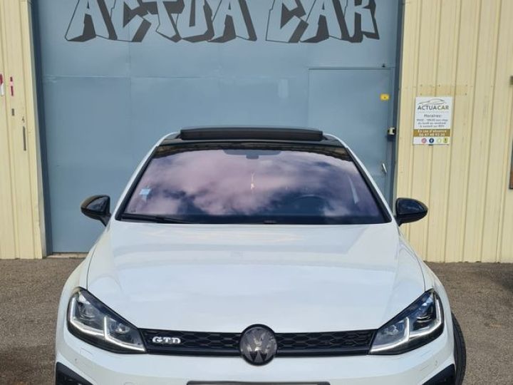 Volkswagen Golf 7 gtd facelift 184ch dsg full options Blanc - 2