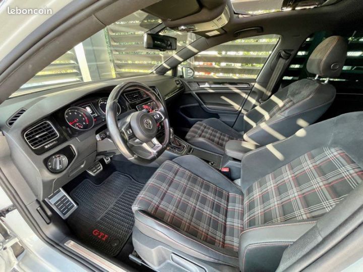 Volkswagen Golf 7 gti 2.0 tsi 230 ch performance toit ouvrant acc suivi vw Blanc - 4
