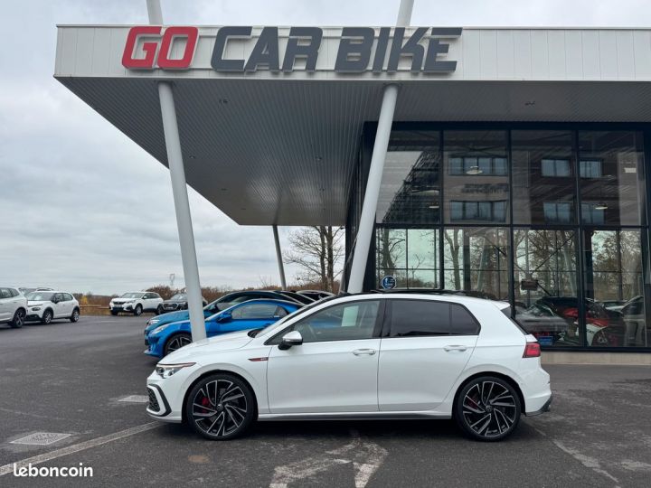 Volkswagen Golf 8 GTI 245 ch DSG7 Garantie 6 ans Toit ouvrant Harman Kardon LED Camera 19 pouces 409-mois Blanc - 5