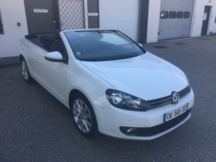 Volkswagen Golf CABRIOLET 2.0 TDI 140 FAP BLUEMOTION TECHNOLOGY CARAT      Diesel BLANCHE - 2