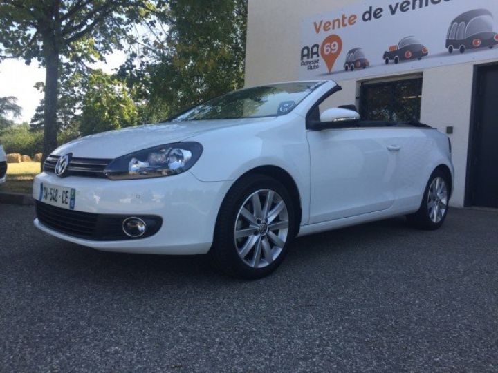 Volkswagen Golf CABRIOLET 2.0 TDI 140 FAP BLUEMOTION TECHNOLOGY CARAT      Diesel BLANCHE - 3