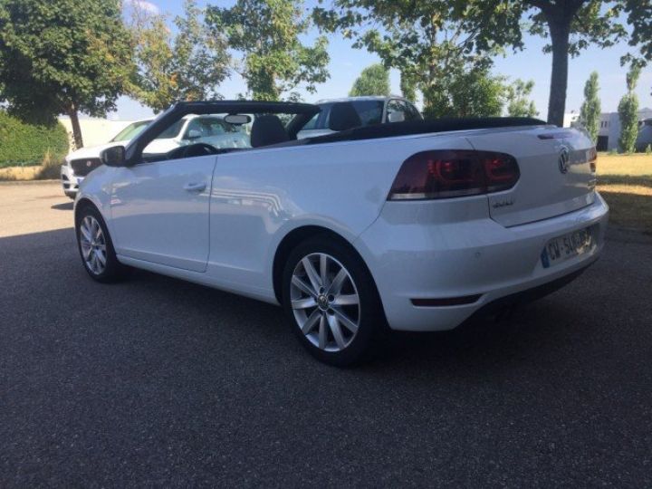 Volkswagen Golf CABRIOLET 2.0 TDI 140 FAP BLUEMOTION TECHNOLOGY CARAT      Diesel BLANCHE - 12