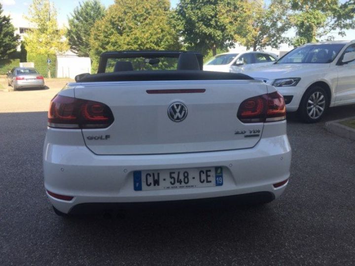 Volkswagen Golf CABRIOLET 2.0 TDI 140 FAP BLUEMOTION TECHNOLOGY CARAT      Diesel BLANCHE - 14