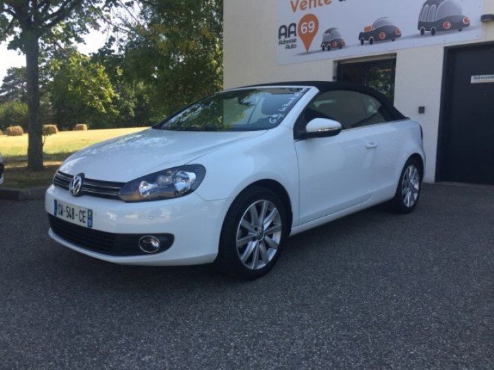 Volkswagen Golf CABRIOLET 2.0 TDI 140 FAP BLUEMOTION TECHNOLOGY CARAT      Diesel BLANCHE - 23