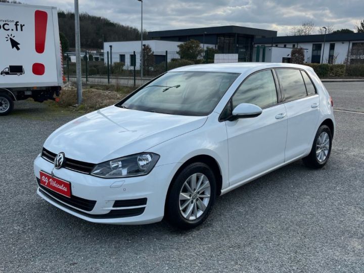 Volkswagen Golf GOLF 7 1.6 TDI 110CH 5PORTES BLUEMOTION COMFORTLINE BLANC - 1