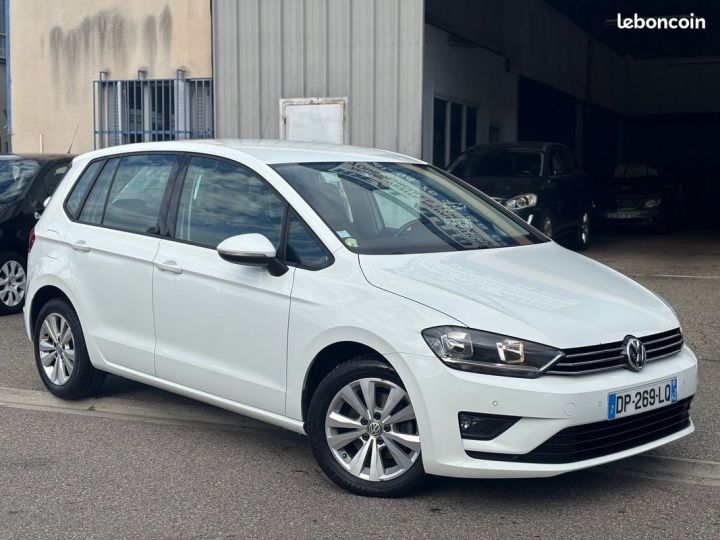 Volkswagen Golf Sportsvan VII 1.6 TDI 110 BlueMotion Confortline 1ère Main Blanc - 4