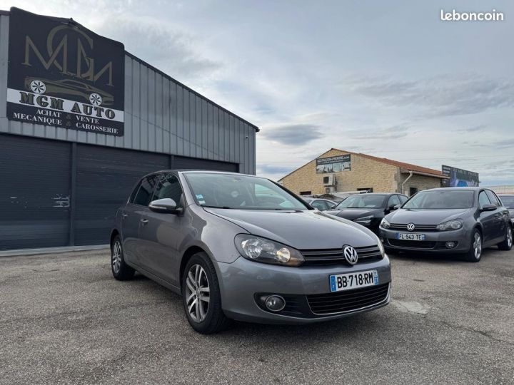 Volkswagen Golf vi 1.6 tdi 105 ch confortline Gris - 1