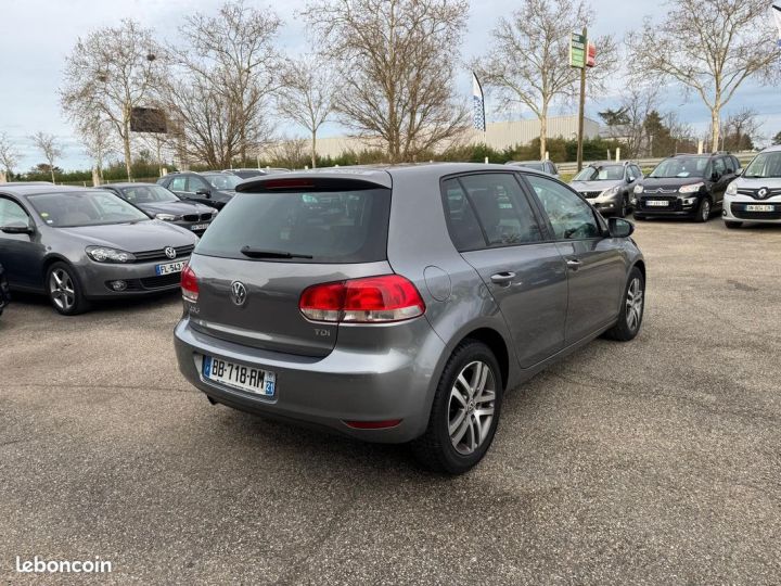 Volkswagen Golf vi 1.6 tdi 105 ch confortline Gris - 4