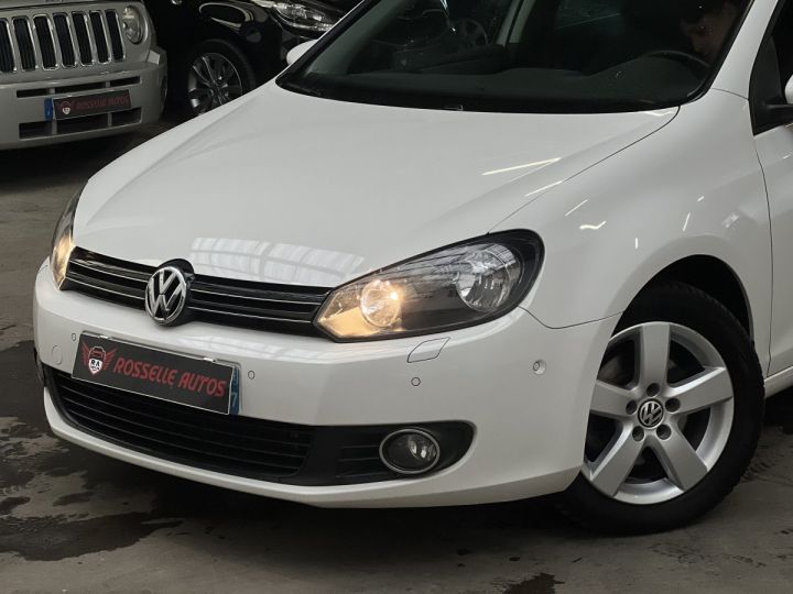 Volkswagen Golf VI 2.0 TDI 140CH TEAM DSG Blanc Métallisé - 15