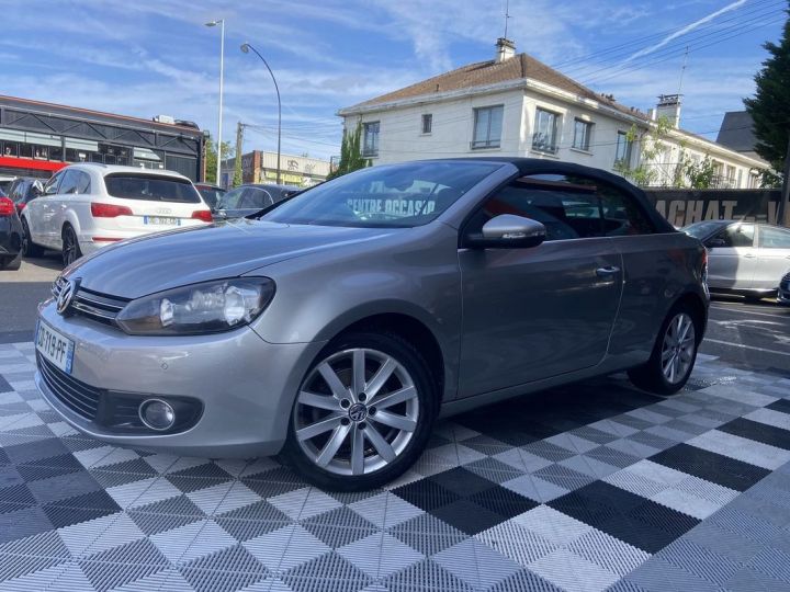 Volkswagen Golf VI CABRIOLET 1.4 TSI 122CH CARAT Gris - 1