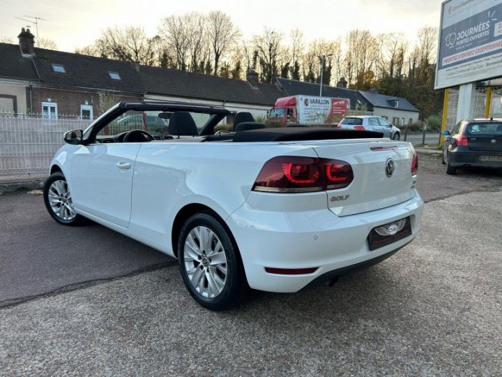 Volkswagen Golf VI CABRIOLET 1.6 TDI 105CH FAP Blanc - 8