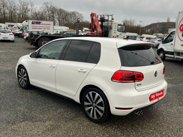 Volkswagen Golf VI GTD 2.0 TDI 170 5PORTES  BLANC - 2