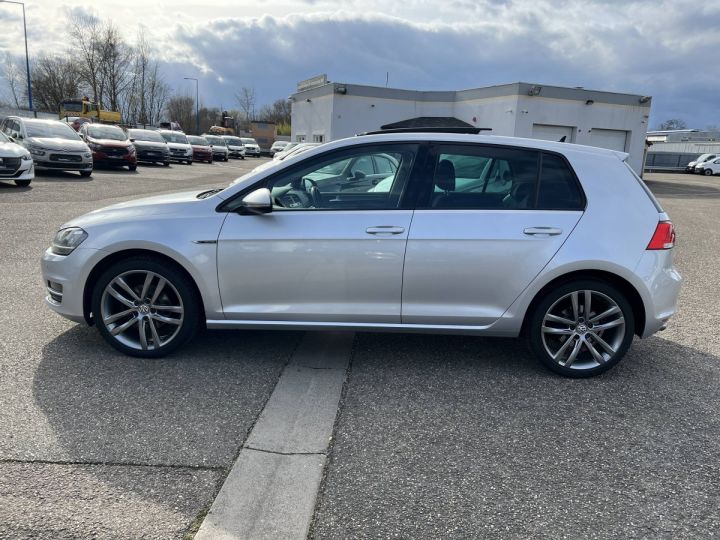 Volkswagen Golf VII 1.4 TSI 150ch BlueMotion Lounge Chauffage VW Stationnaire Crit'Air1 GRIS CLAIRE - 8