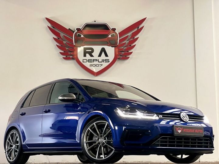 Volkswagen Golf VII R à partir de 425 €/mois 2.0 TSI 310CH 4MOTION Bleu Foncé Métallisé - 1