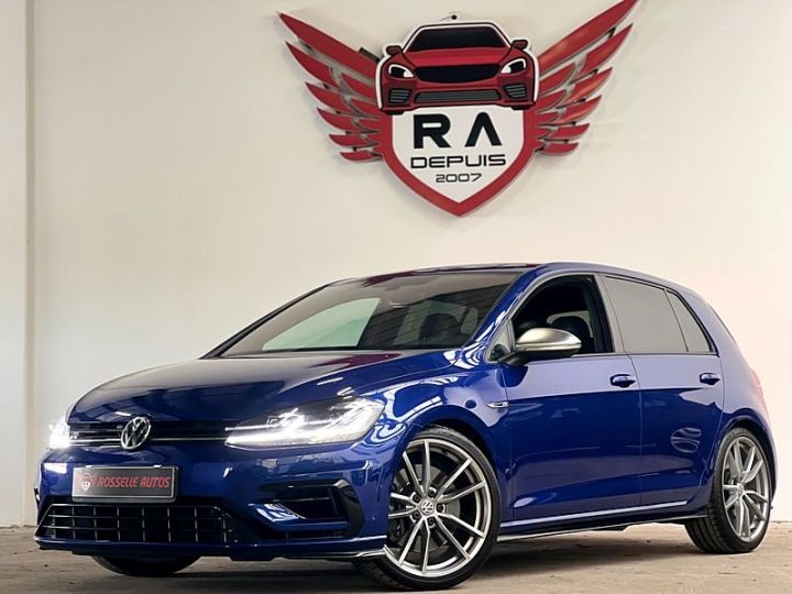 Volkswagen Golf VII R à partir de 425 €/mois 2.0 TSI 310CH 4MOTION Bleu Foncé Métallisé - 2