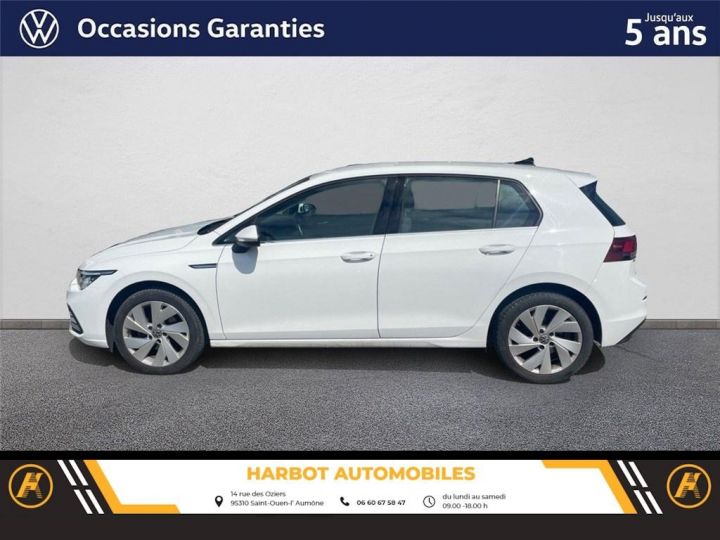 Volkswagen Golf viii 2.0 tdi scr 115 bvm6 style 1st Blanc - 7