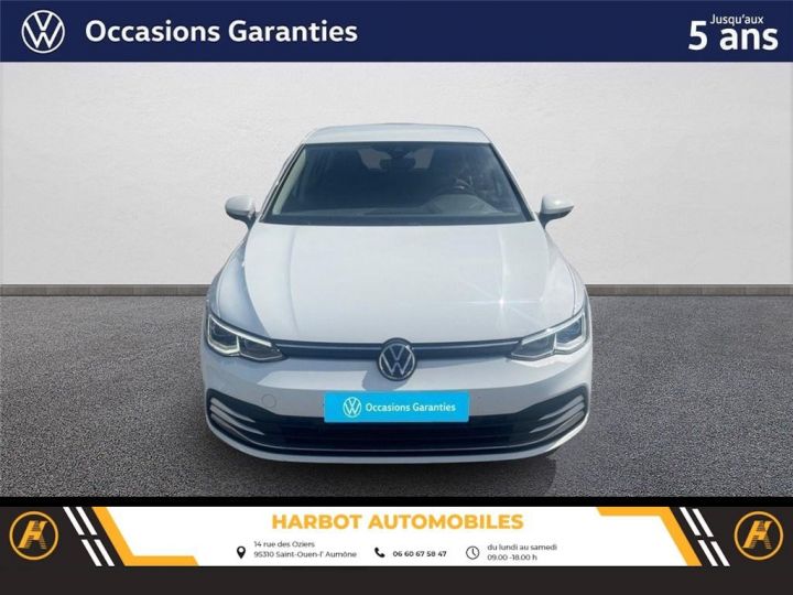 Volkswagen Golf viii 2.0 tdi scr 115 bvm6 style 1st Blanc - 9