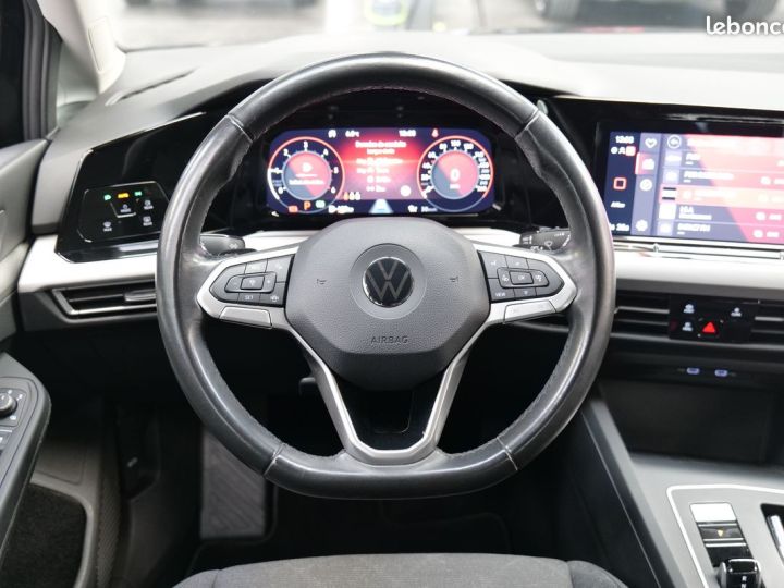 Volkswagen Golf Vw viii 2.0 tdi 150dsg7 life business 1st 1° main francaise tva recuperable virtual cockpit detecteur angles morts front assist acc eclairage ambiance Noir - 6