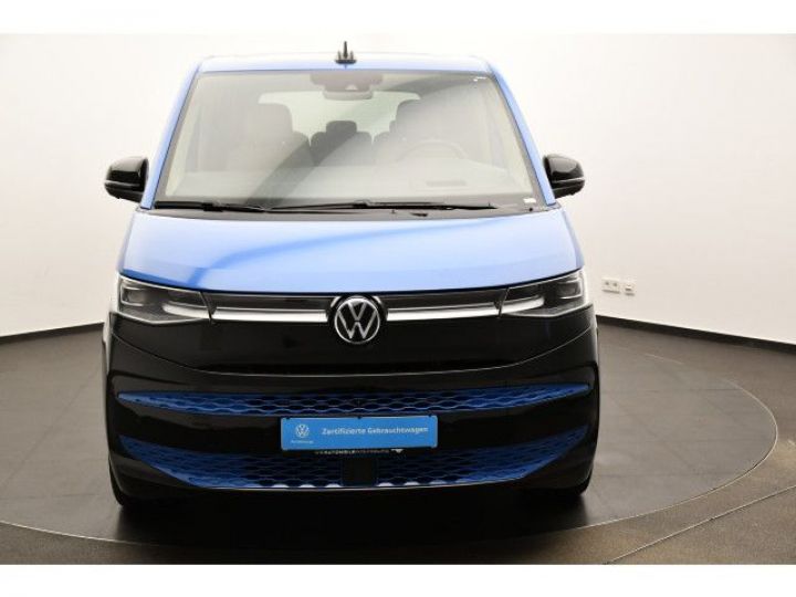 Volkswagen Multivan T7 EHybrid 218ch 7P T.Pano. 360° Full Acantara ACC Attelage Sièges AV Chauffants Et Volant Chauffant , Garantie 12 Mois Prémium , TVA Récup. Noire Et Bleu - 4