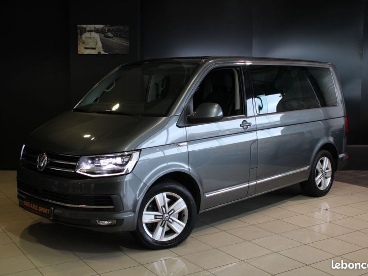 Volkswagen Multivan VI 2.0 TDI 204 GENERATION SIX DSG7 Garantie 12M P&MO Gris - 1