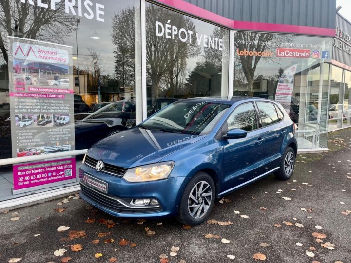 Volkswagen Polo 1.2 TSI 90 BMT Confortline Bleu - 1