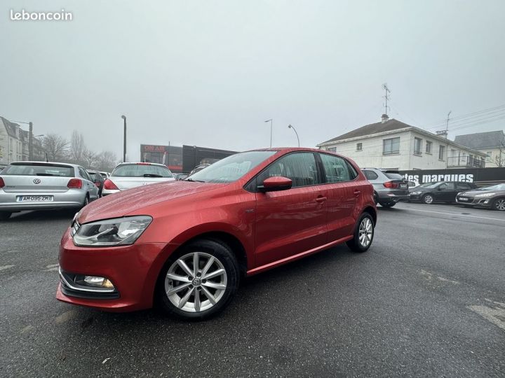 Volkswagen Polo 1.4 TDI 90CH BLUEMOTION TECHNOLOGY LOUNGE 5P Rouge - 1