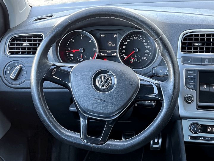 Volkswagen Polo 1.4 TDI CROSS 105CH 1ER Blanc Métallisé - 16