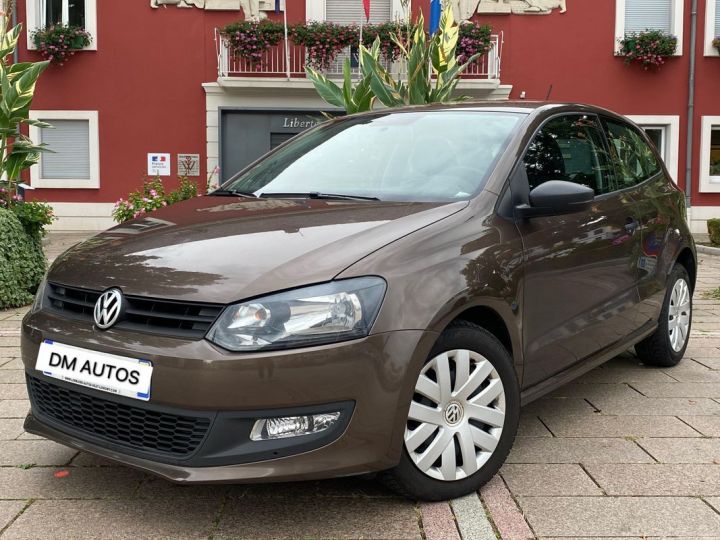 Volkswagen Polo 1.6 tdi bluemotion 2014 Marron - 1