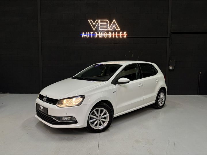 Volkswagen Polo (5) 1.4 TDI 90 Lounge BMT Blanc - 1