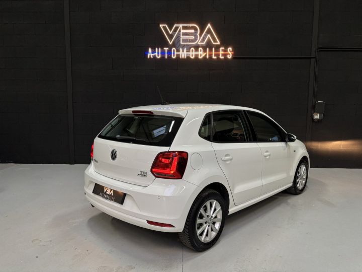 Volkswagen Polo (5) 1.4 TDI 90 Lounge BMT Blanc - 4