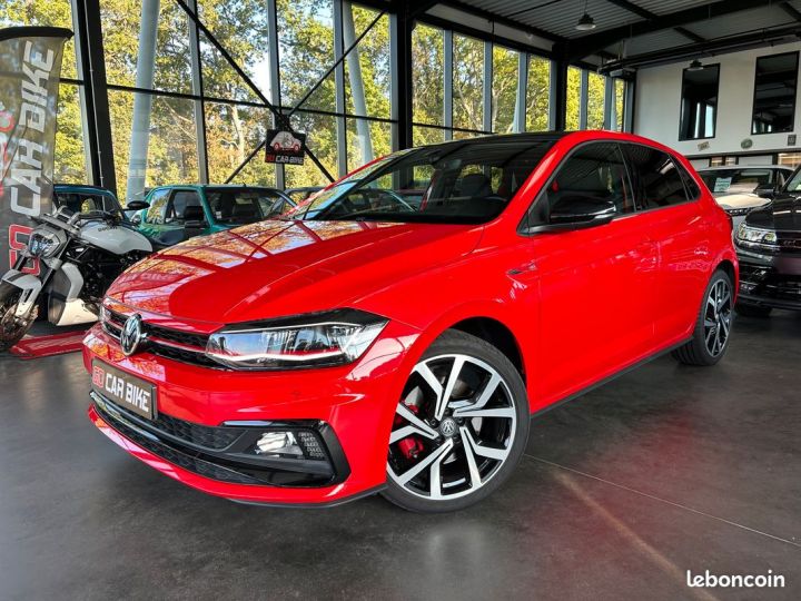 Volkswagen Polo GTI 200 ch DSG Garantie 6 ans Virtual GPS LED Beats 18 pouces 325-mois Rouge - 1