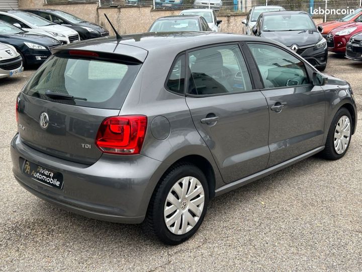 Volkswagen Polo V 1.6 TDI 75 Cv Confortline Climatisation-Antibrouillards-Double De Clé Gris - 3