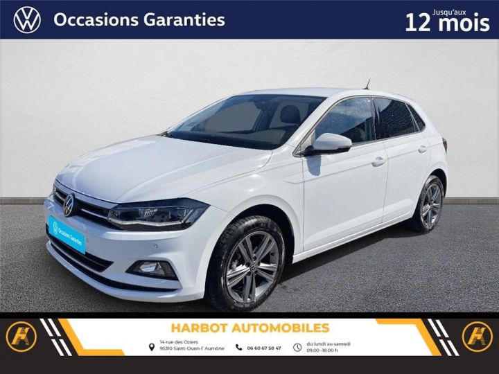 Volkswagen Polo vi 1.0 tsi 95 s&s bvm5 carat Blanc - 1